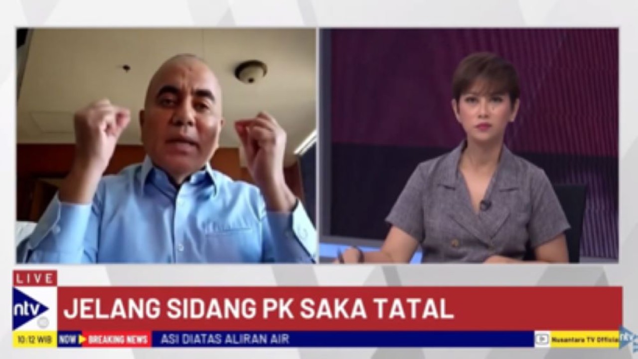 Pakar Hukum Pidana Teuku Nasrullah dalam Dialog NTV Breaking News di NusantaraTV/tangkapan layar NTV