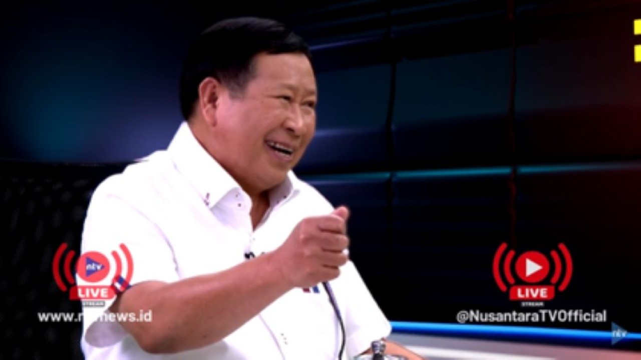 Mantan Kabareskrim Komjen Pol Susno Duadji dalam acara DonCast di NusantaraTV/tangkapan layar NTV