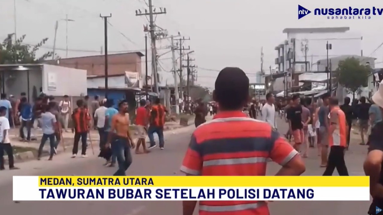 Aksi tawuran antar dua kelompok yang melibatkan remaja Lorong Tigor dan Lorong Melati itu terjadi di Jalan Stasiun, Medan Belawan, Sumatera Utara (Sumut), pada Minggu (30/6/2024).