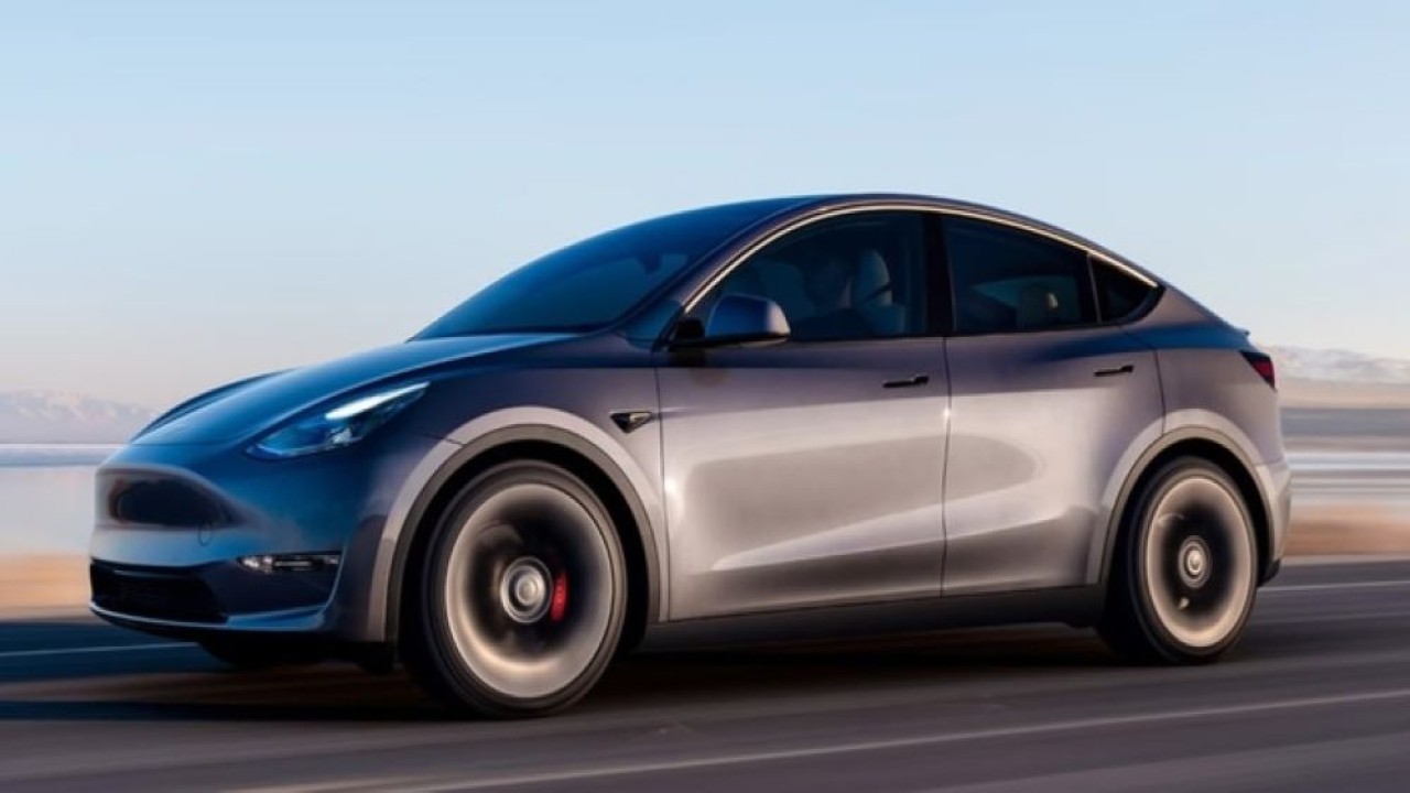 Mobil listrik Tesla Model Y. (Foto: Tesla Korea via The Korea Herald)