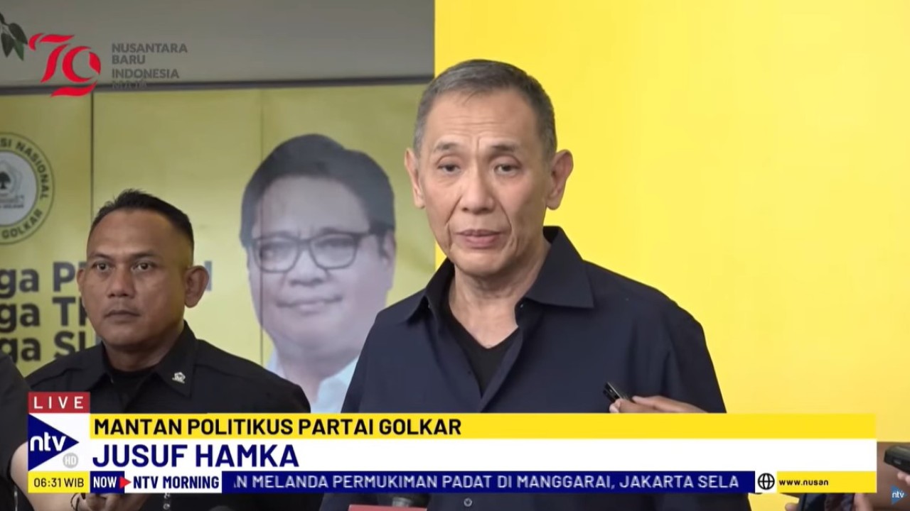 Jusuf Hamka memutuskan mundur dari jabatannya sebagai Anggota Dewan Penasihat Partai Golkar.