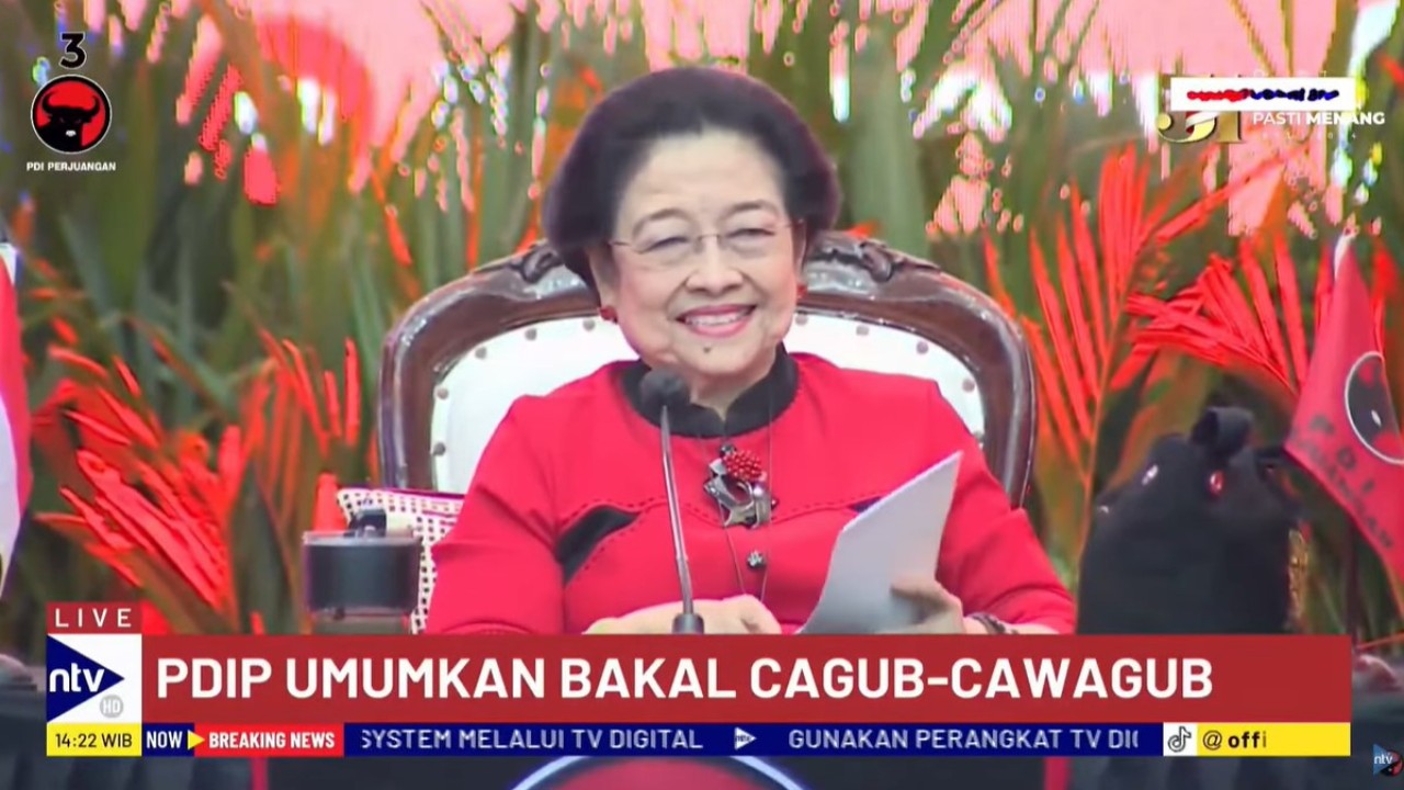 Ketua Umum DPP PDI Perjuangan (PDI-P) Megawati Soekarnoputri meminta kader turun ke bawah.