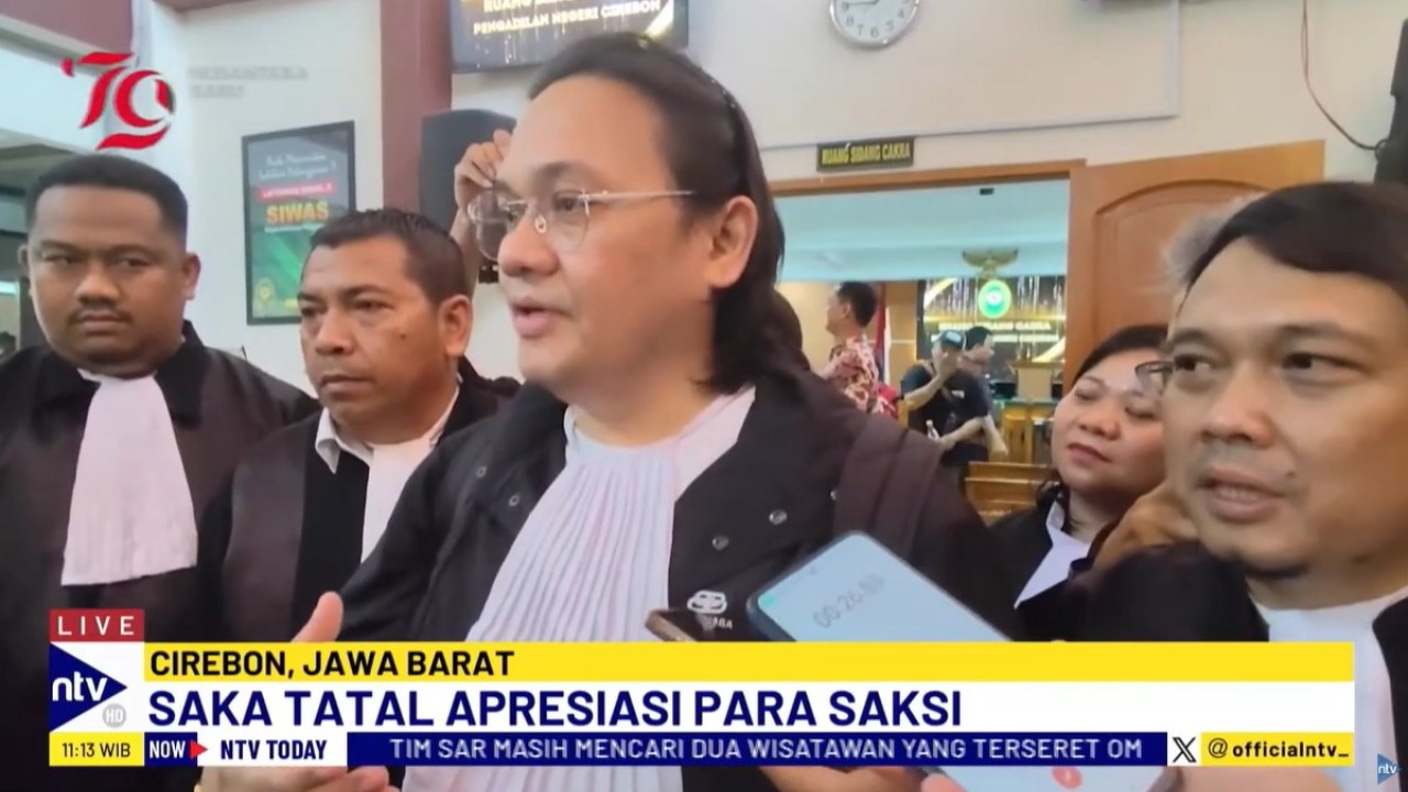 Salah satu kuasa hukum Saka Tatal, Farhat Abbas mengapresiasi kehadiran dan keterangan yang disampaikan saksi maupun ahli.