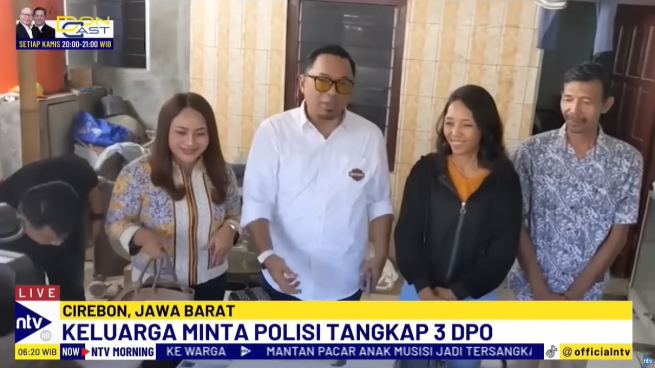 Keluarga Vina mendesak Polda Jawa Barat mencari tiga DPO yang dinyatakan buron.