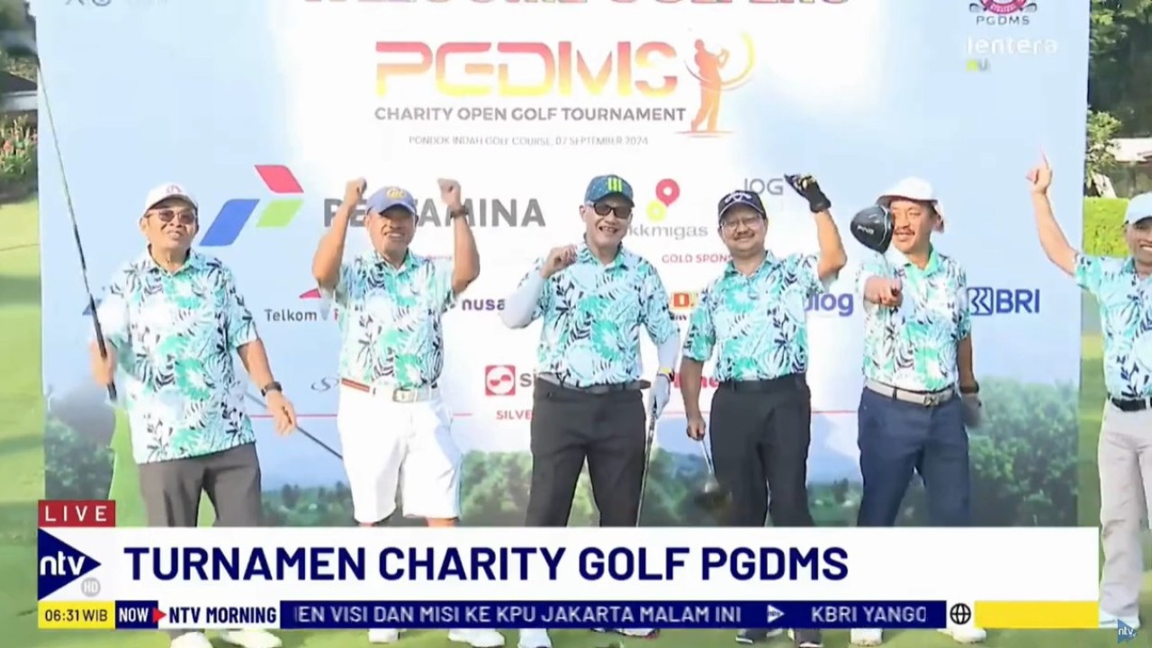 Perkumpulan Golf Doktoral Manajemen Strategic (PGDMS) yang merupakan naungan dari Indonesian Strategic Management Society (ISMS) kembali menggelar Charity Open Golf Tournament di Pondok Indah Golf course, Jakarta-Selatan (Jaksel), Sabtu (7/9/2024).