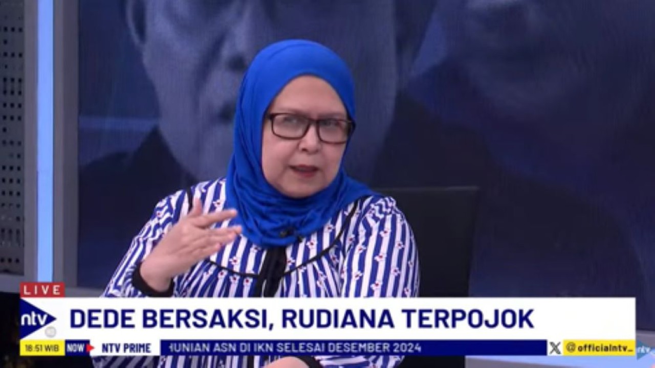 Kuasa hukum Rudiana, Elza Syarief dalam Dialog NTV Prime di NusantaraTV/tangkapan layar NTB