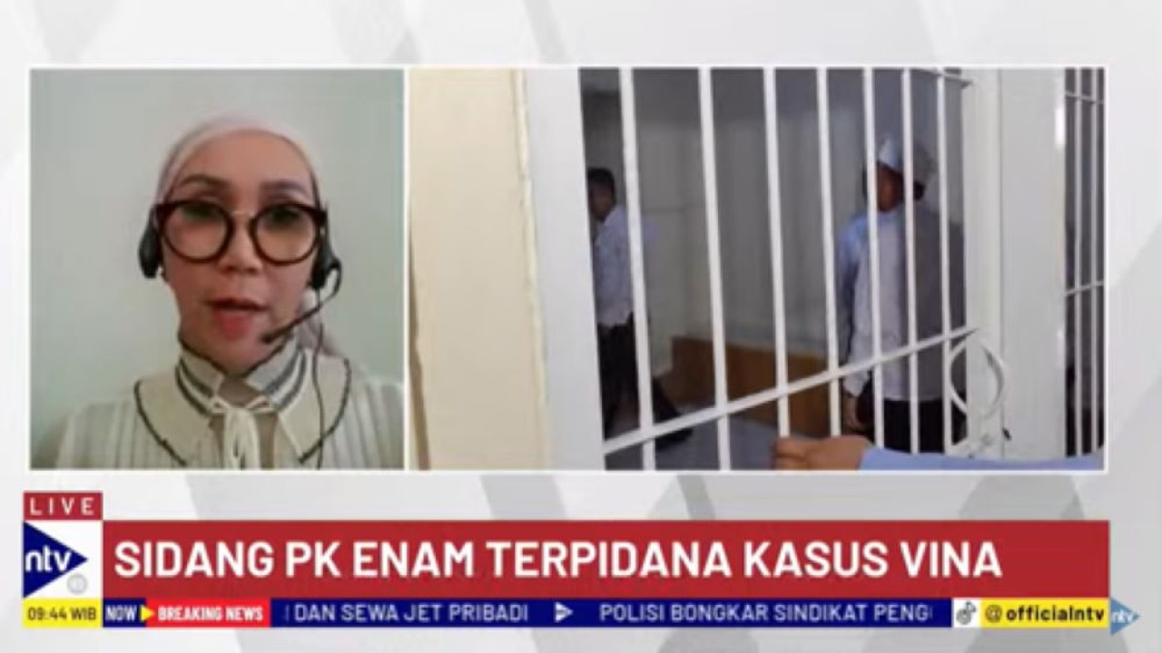 Ahli hukum pidana dari Universitas Indonesia, Flora Dianti dalam Dialog Breaking News di NusantaraTV/tangkapan layar NTV