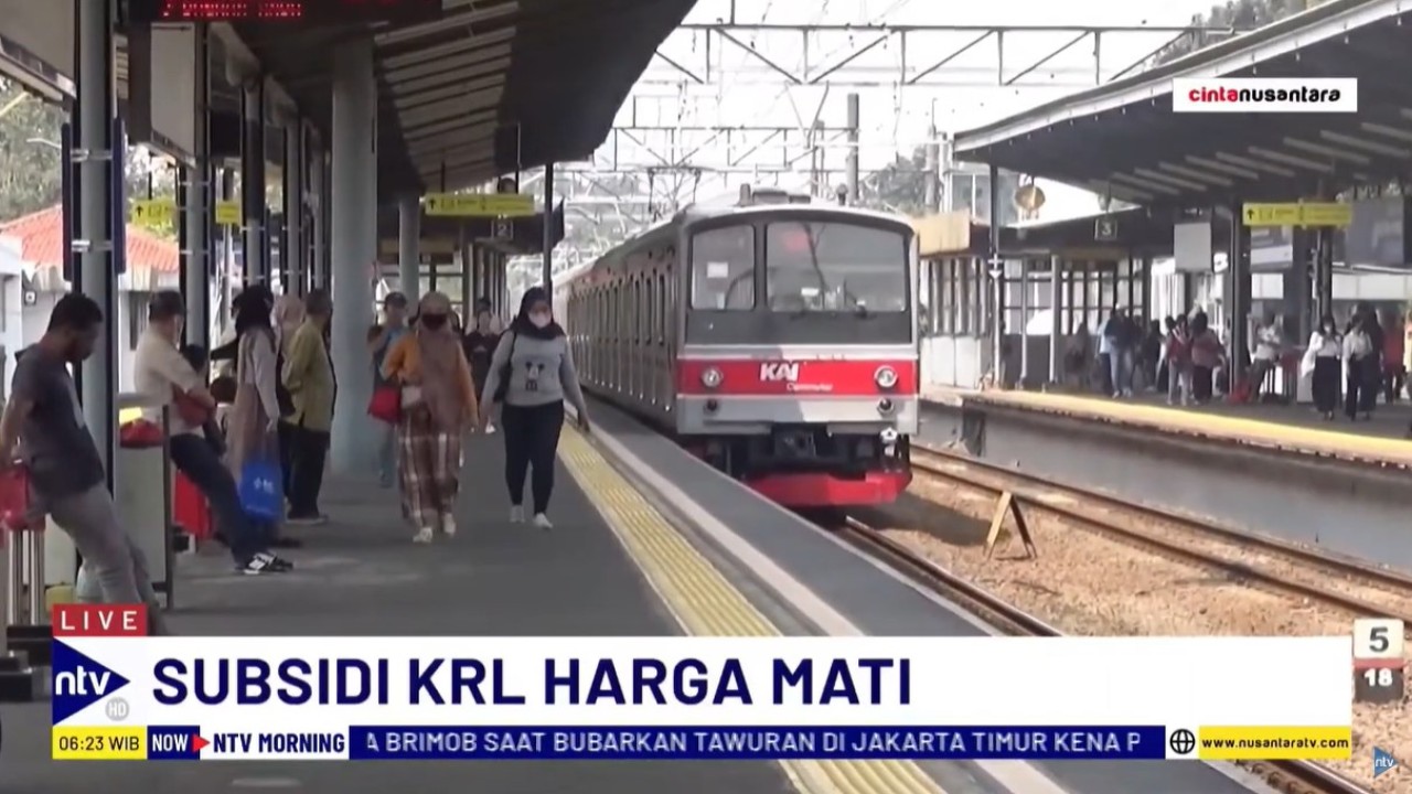 Rencana subsidi KRL Jabodetabek yang menggunakan Nomor Induk Kependudukan (NIK) menuai polemik.