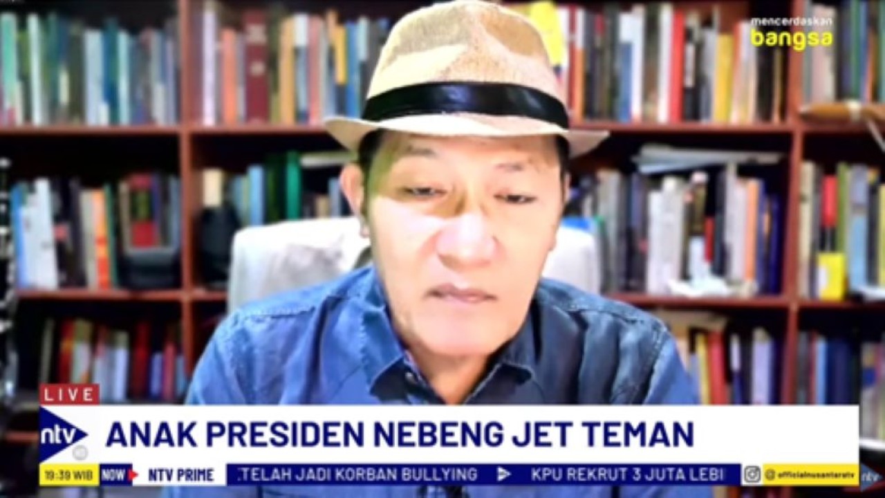 Eks pimpinan KPK, Saut Situmorang dalam Dialog NTV Prime di NusantaraTV/tangkapan layar NTV