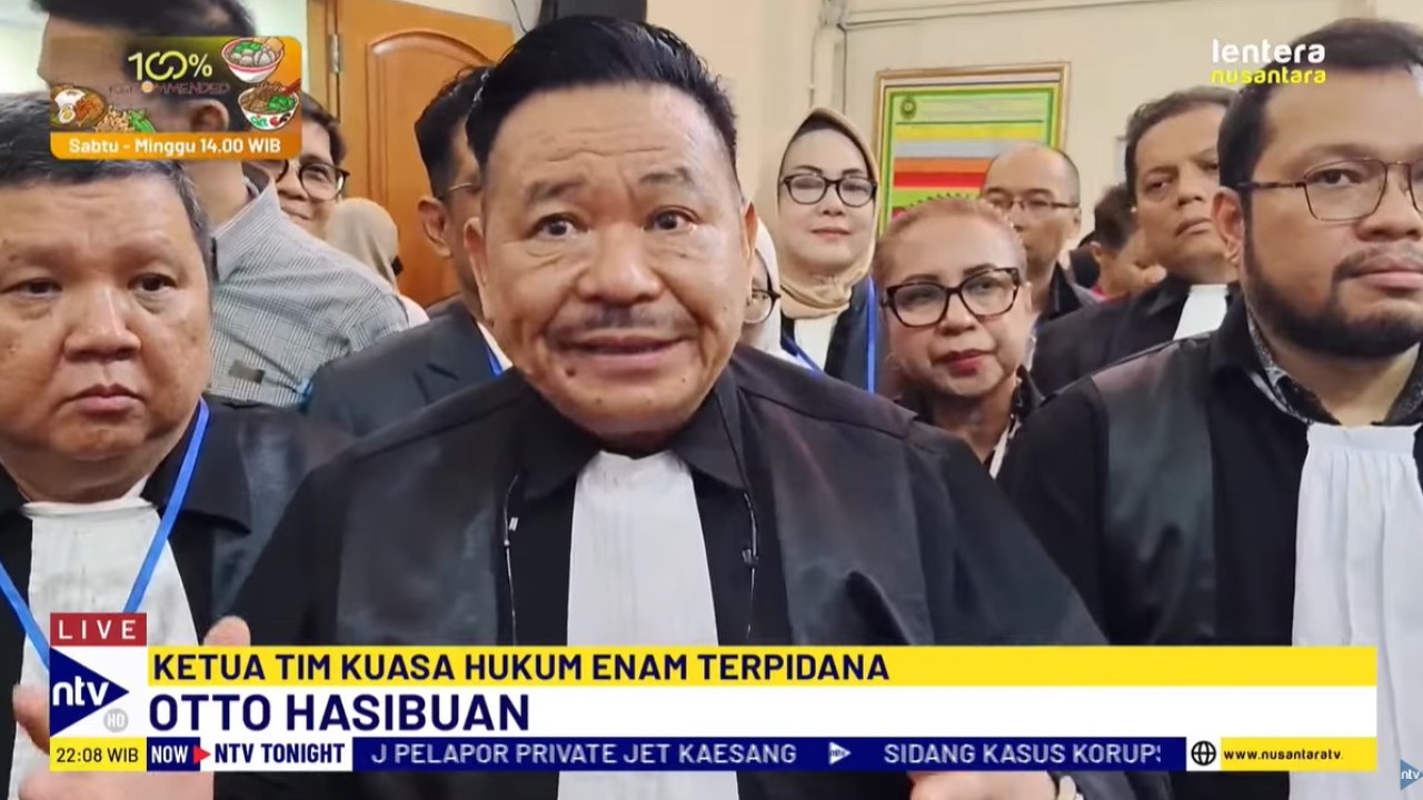 Ketua Tim Kuasa Hukum enam terpidana kasus kematian Vina dan Eky, Otto Hasibuan.