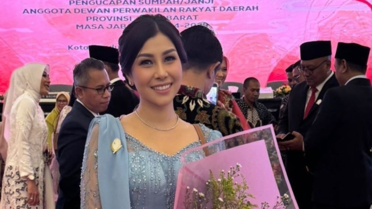 Nisya Ahmad dilantik jadi anggota DPRD Jabar 2024-2029/ist