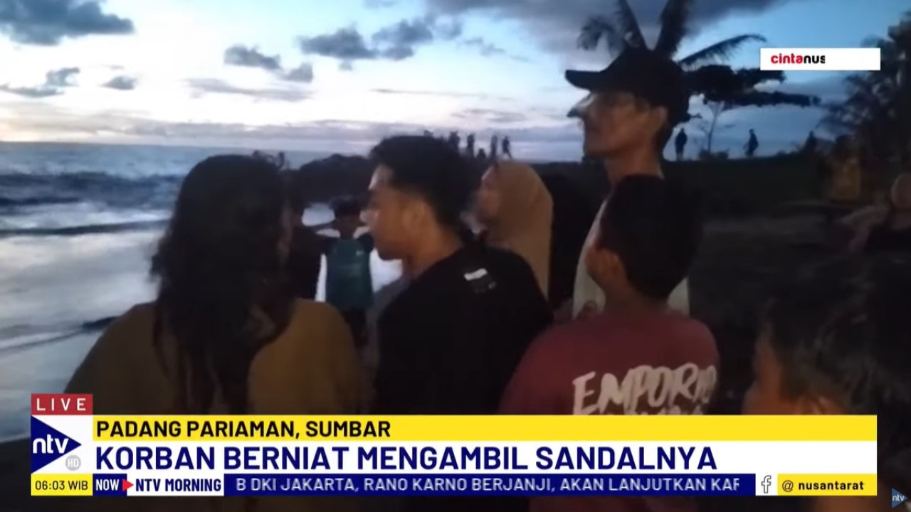 Seorang bocah berusia 6 tahun bernama Fadil dilaporkan hilang terseret ombak di Pantai Padang, Kota Padang, Sumatera Barat, pada Senin (16/9/2024) sore.