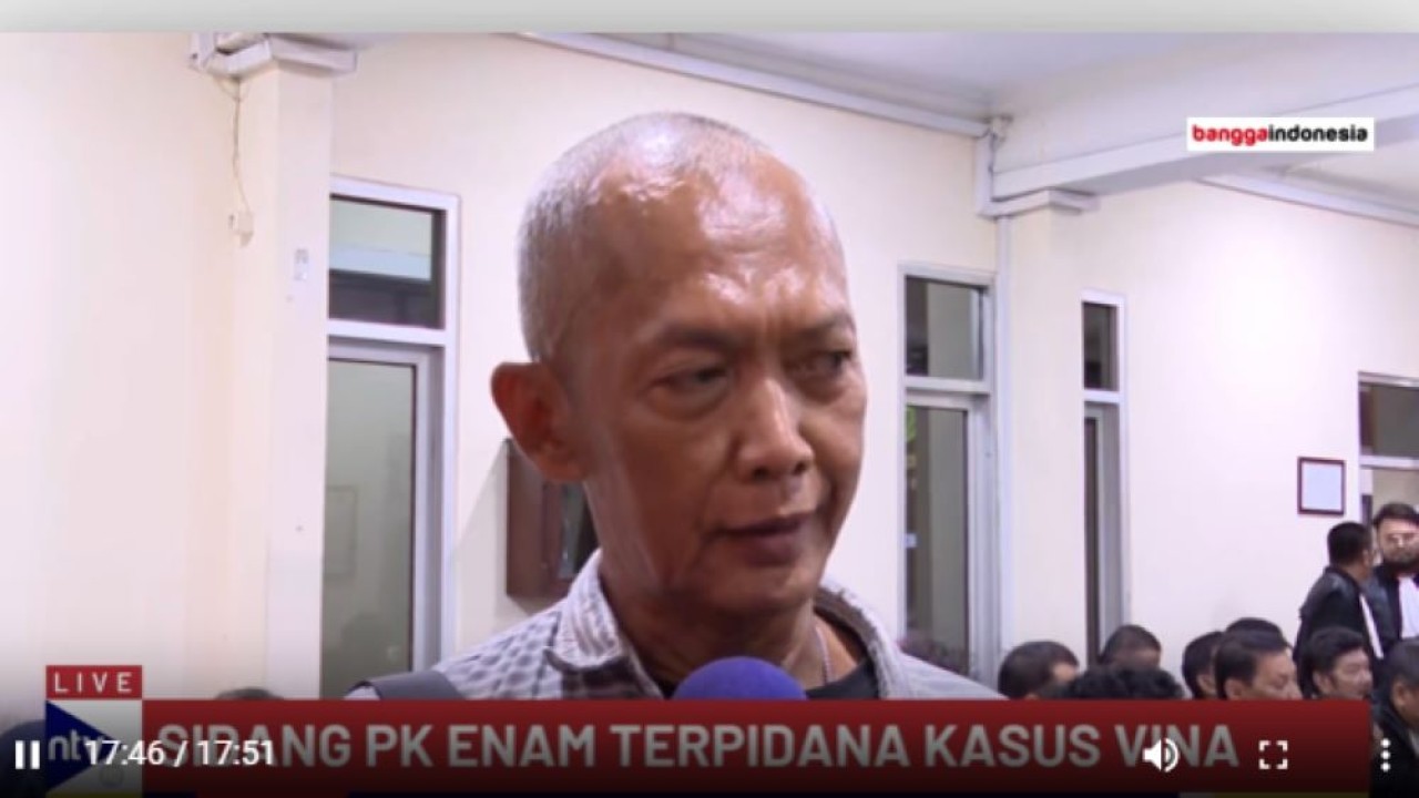 Asep Kusnadi ayah terpidana kasus Vina, Rivaldy/tangkapan layar NTV