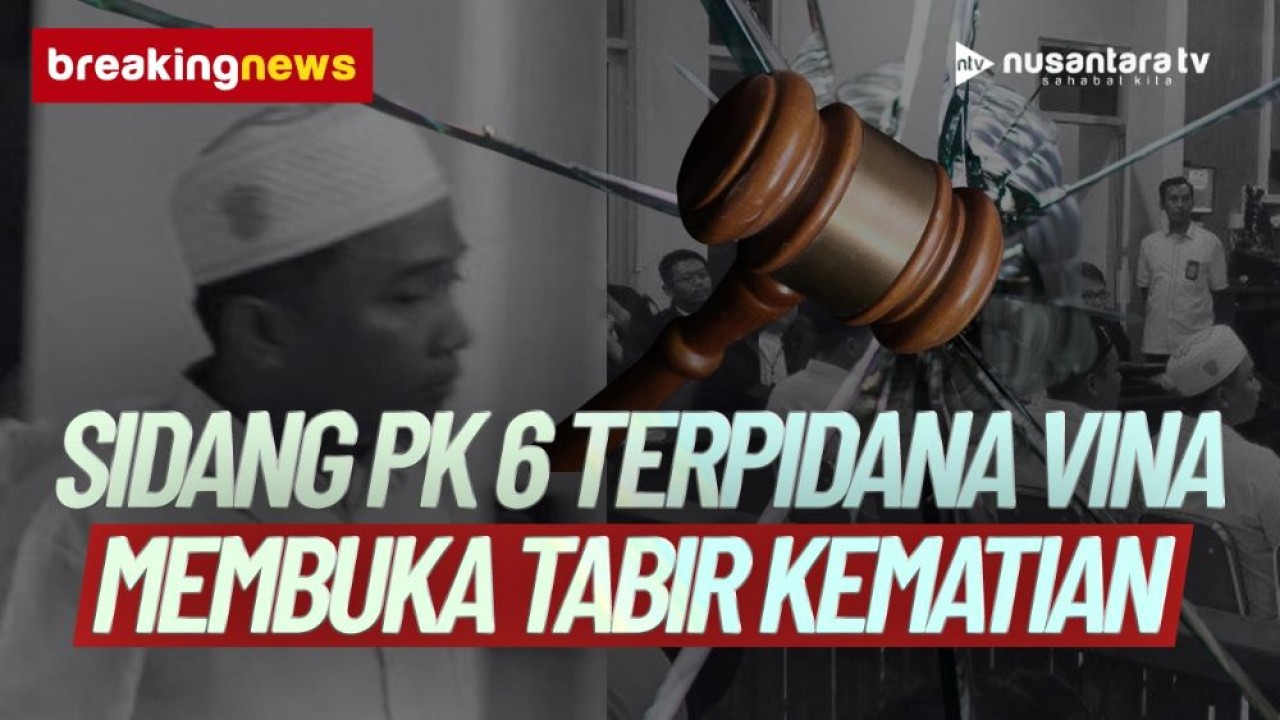 LIVE Breaking News Sidang PK enam terpidana kasus Vina di PN Cirebon/tangkapan layar NTV