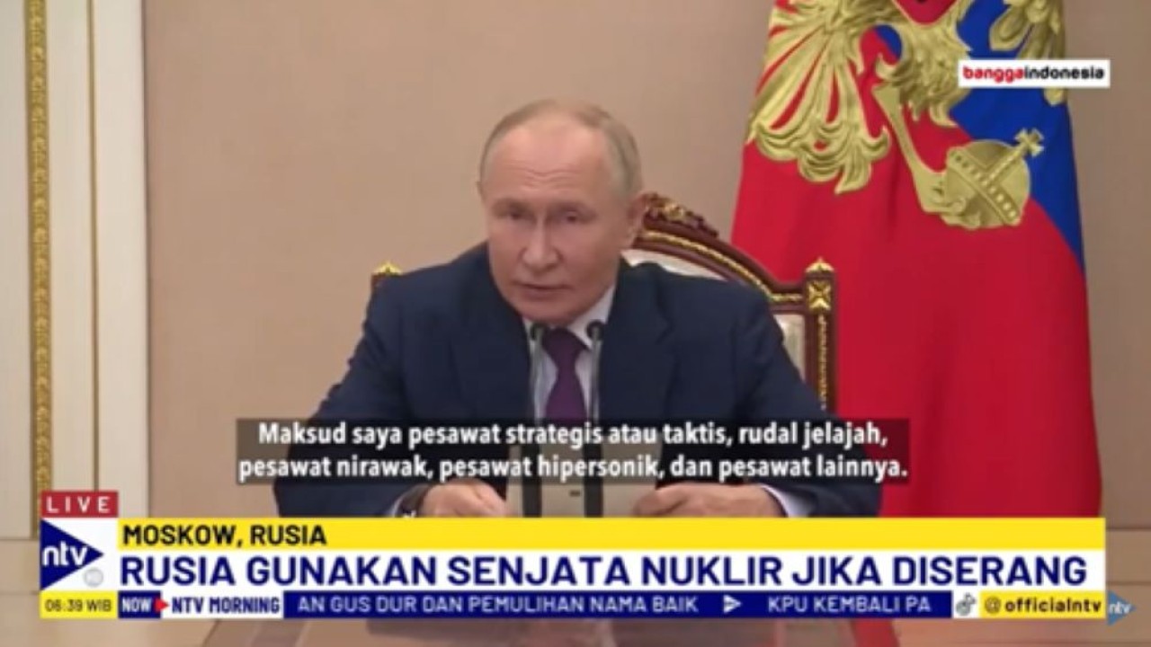 Presiden Rusia Vladimir Putin