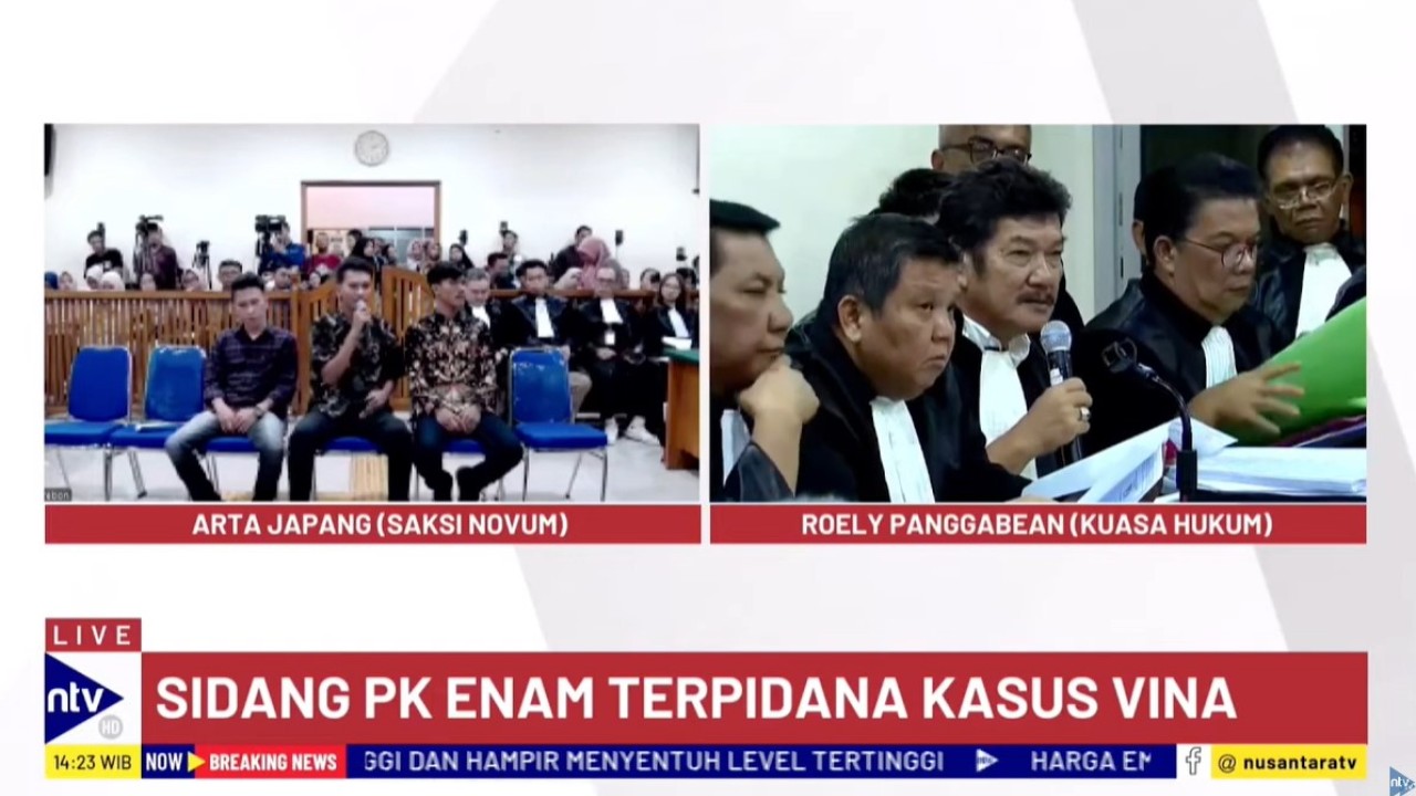 Arta Anoraga Japang hadir memberikan kesaksian dalam sidang peninjauan kembali (PK) enam terpidana kasus Vina, di Pengadilan Negeri (PN) Cirebon, Jawa Barat, Jumat (20/9/2024).