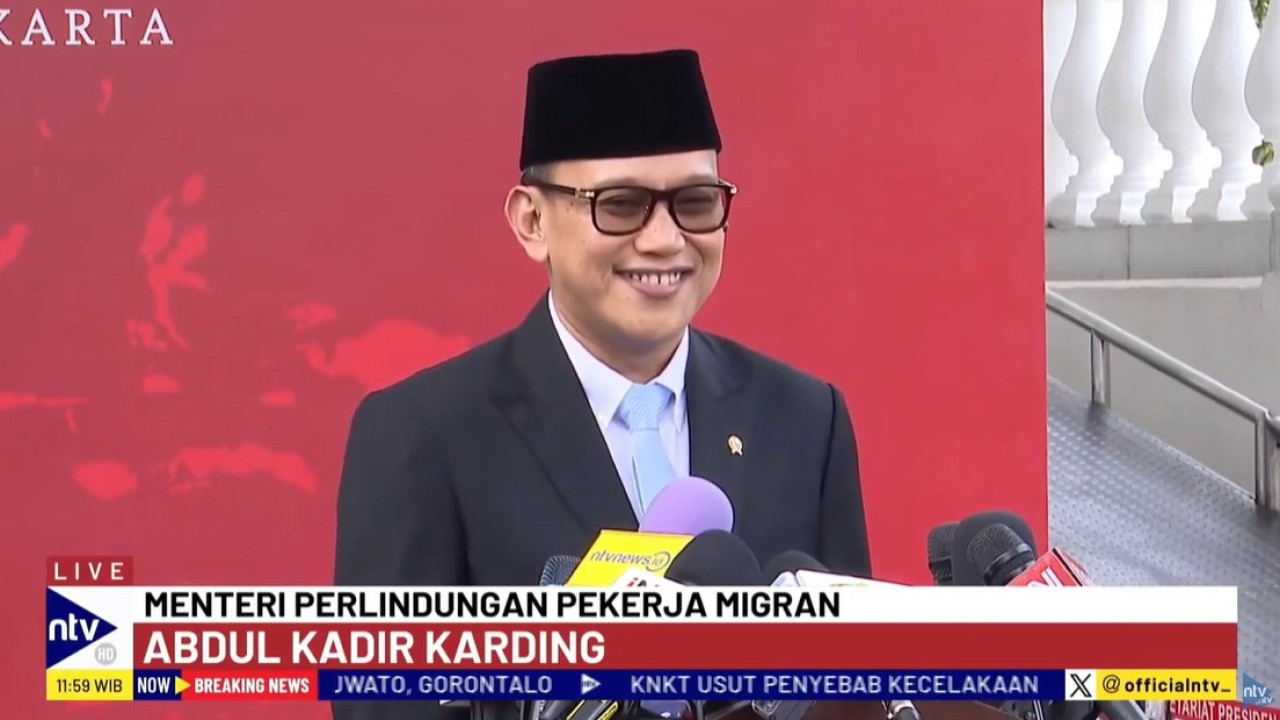 Menteri Perlindungan Pekerja Migran Abdul Kadir Karding.