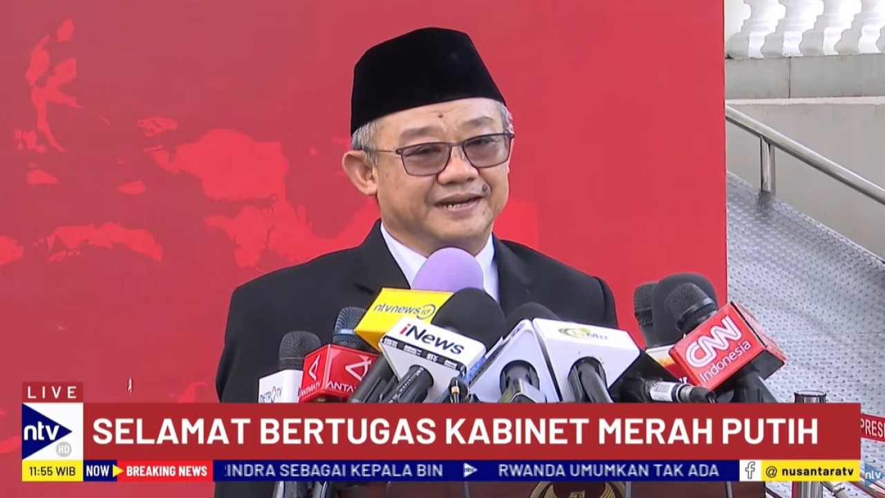 Menteri Pendidikan Dasar dan Menengah (Mendikdasmen) Abdul Mu'ti.