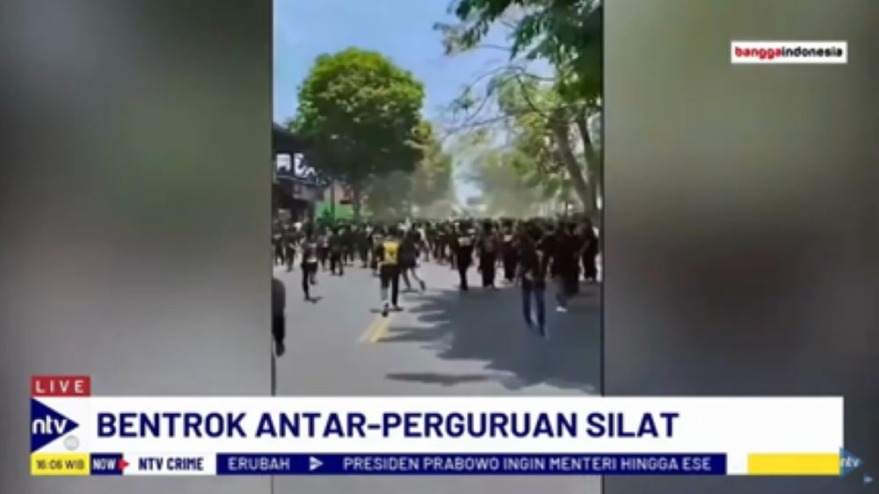 Bentrokan antar perguruan silat terjadi di Tulungagung