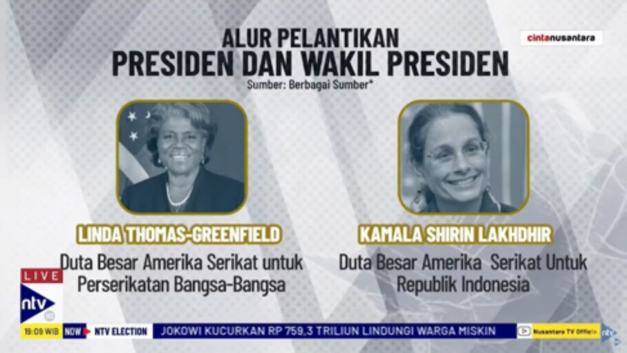 Presiden Amerika Serikat Joe Biden mengurus enam pejabat tinggi untuk menghadiri pelantikan Prabowo-Gibran