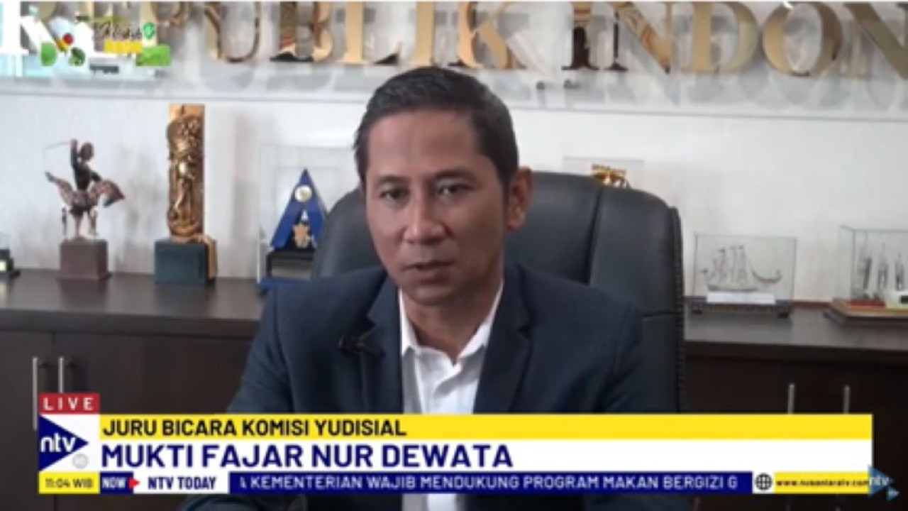 Juru Bicara Komisi Yudisial Mukti Fajar Nur Dewata