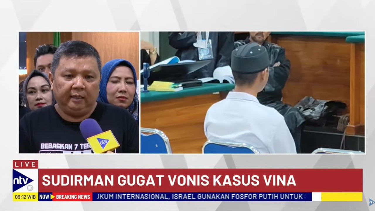 Salah satu kuasa hukum Sudirman, Jutek Bongso saat diwawancara jurnalis Nusantaraa TV dalam program LIVE Breaking News, Jumat (4/10/2024).