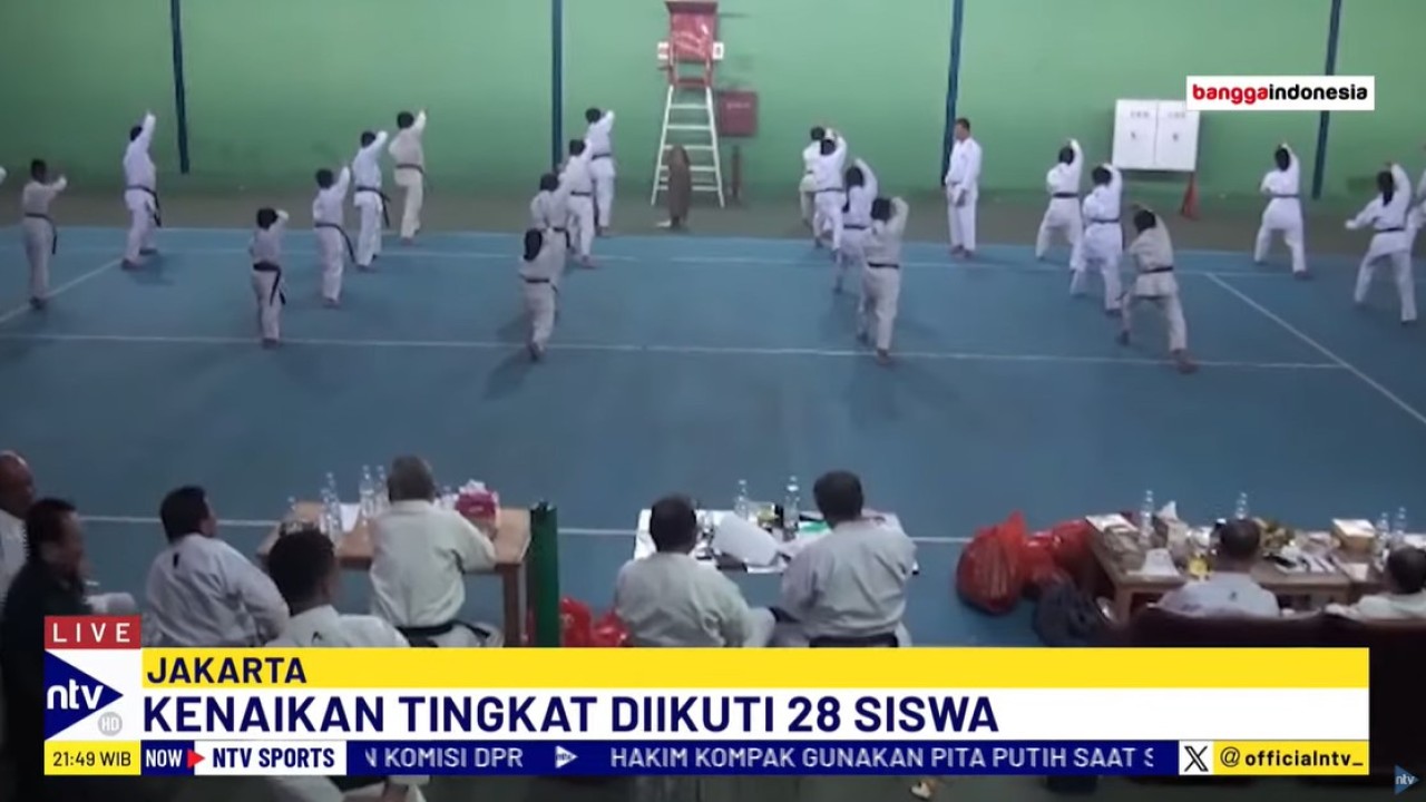 slot besar NTV Sports: 28 Siswa Karate-Do TAKO Indonesia Ikuti Ujian Kenaikan Tingkat, Siap Harumkan Nama Indonesia