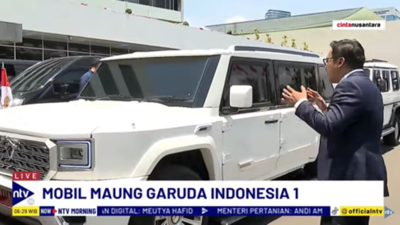 Maung Garuda mobil dinas Presiden Prabowo Subianto