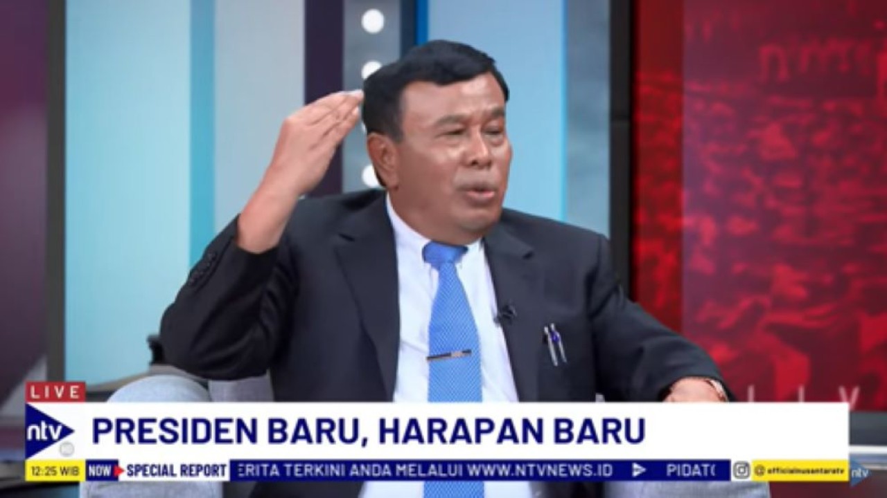 Presiden Komisaris NT Corporation Dr. Ir. Nurdin Tampubolon, M.M dalam Dialog Special Report Pelantikan Presiden dan Wakil Presiden 2024-2029 di NusantaraTV/tangkapan layar NTV