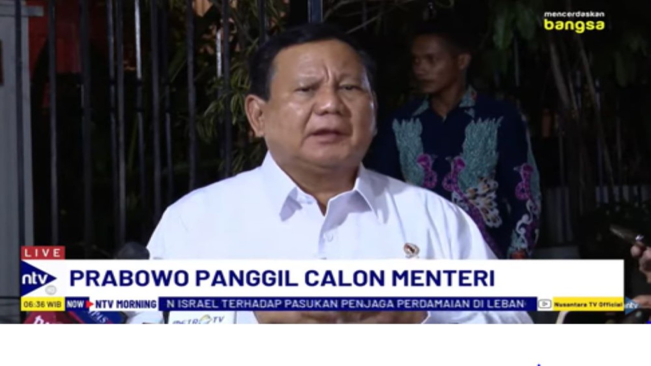 Presiden terpilih Prabowo Subianto