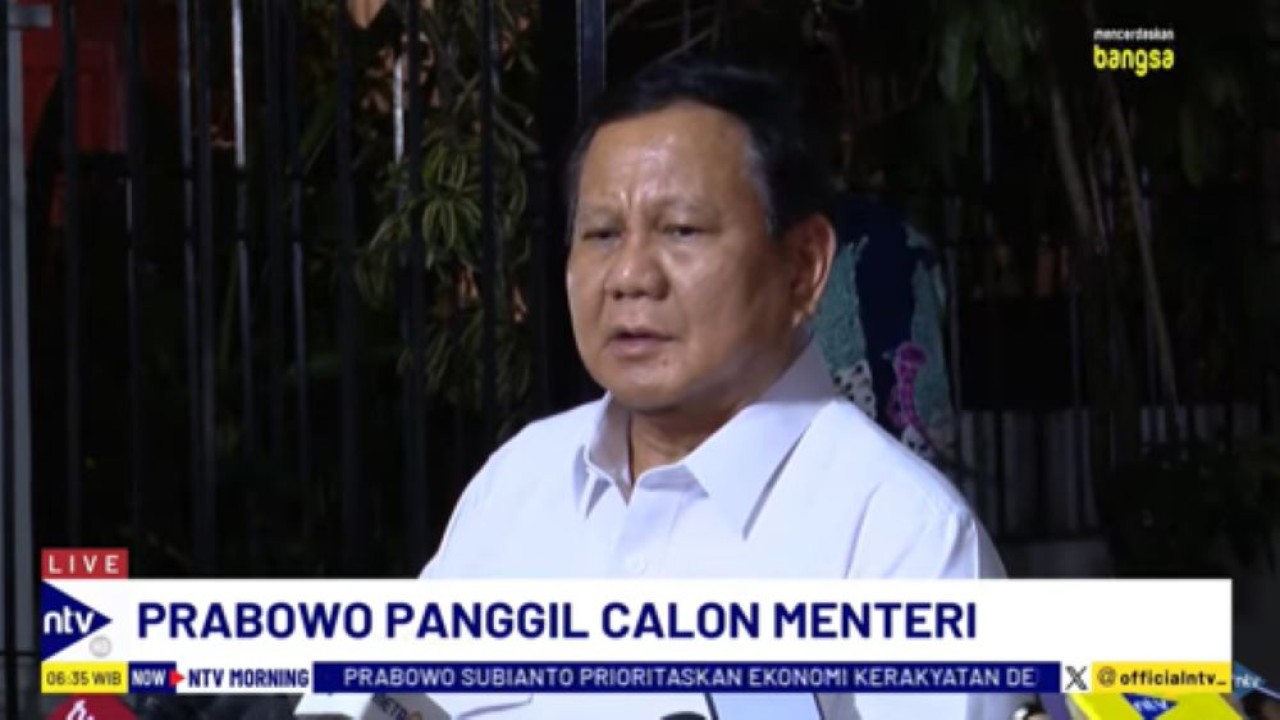 Presiden Terpilih Prabowo Subianto