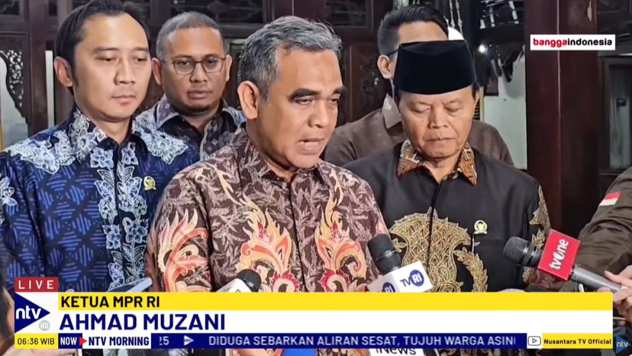 Ketua MPR RI Ahmad Muzani mengatakan, kedatangan pimpinan MPR RI bertujuan menyampaikan undangan kepada SBY untuk menghadiri pelantikan Presiden dan Wakil Presiden (Wapres) Prabowo Subianto dan Gibran Rakabuming Raka.