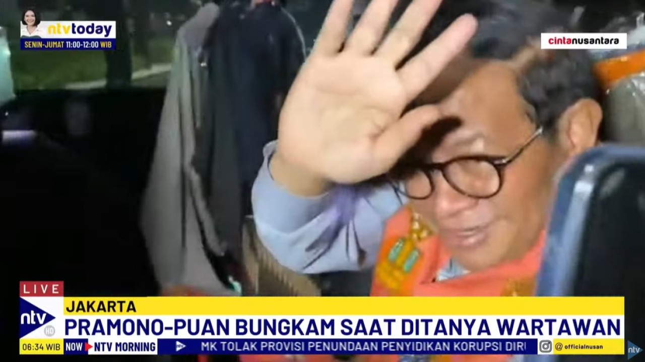 Calon Gubernur DKI Jakarta Pramono Anung menemui Megawati Soekarnoputri di Jalan Teuku Umar, Menteng, Jakarta Pusat, pada Rabu (16/10/2024) malam.