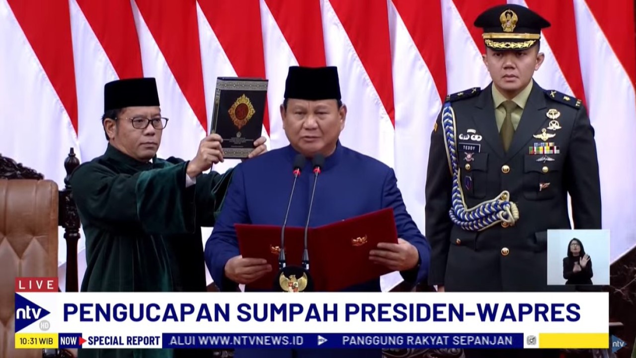 Presiden RI ke-8 Prabowo Subianto.