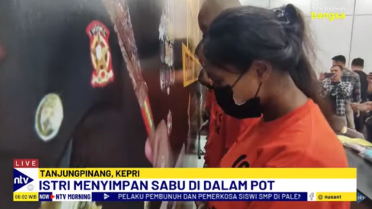 NU seorang istri yang menjebak suaminya pakai narkoba ditetapkan menjadi tersangka