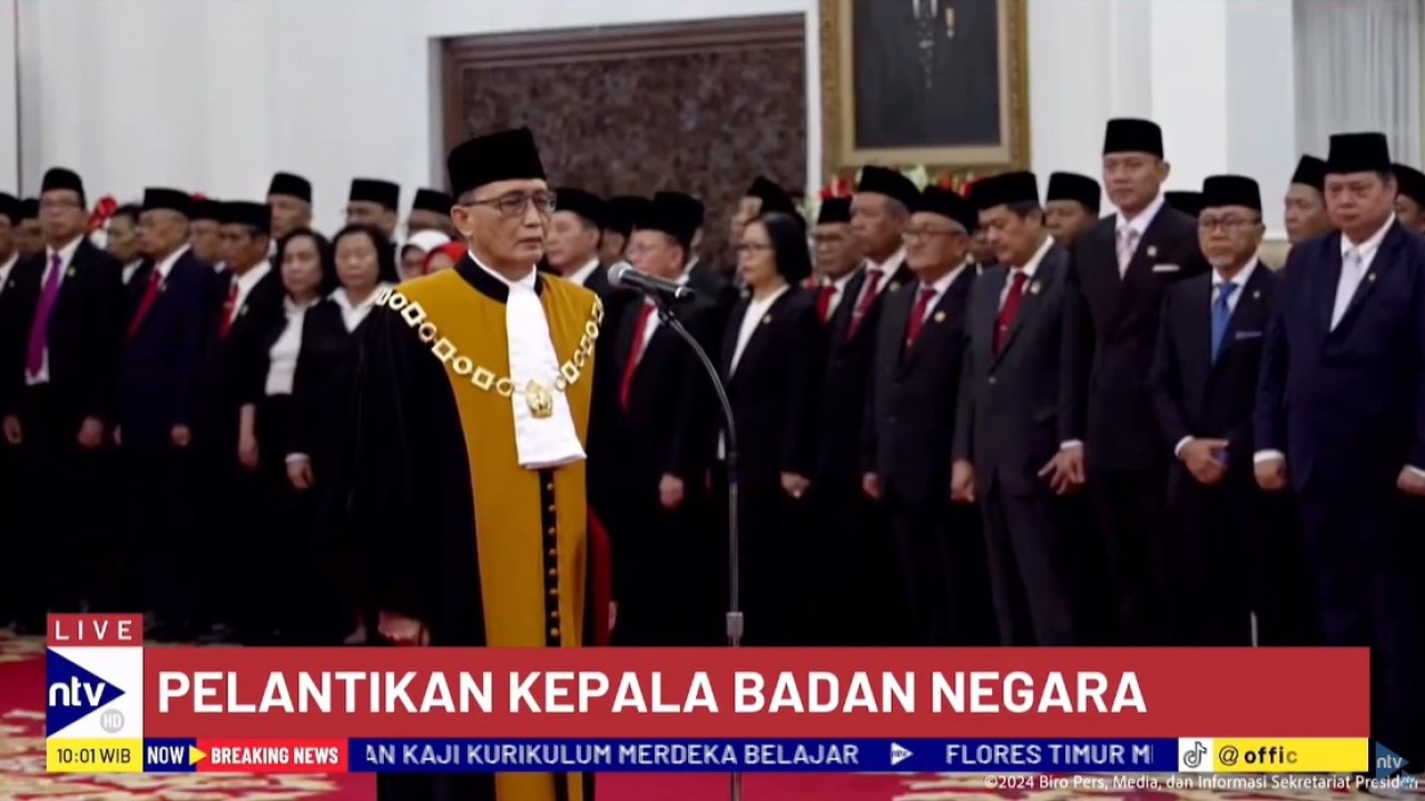 Sunarto resmi menjabat Ketua Mahkamah Agung (MA) periode 2024-2029.