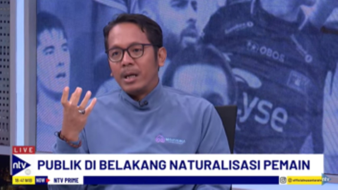 Koordinator Save Our Soccer Akmal Marhali dalam Dialog NTV Prime di NusantaraTV