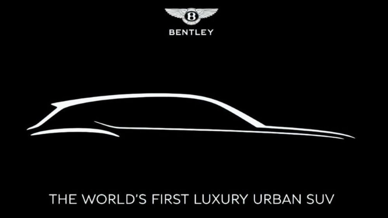 Bentley mengeluarkan teaser siluet dari mobil listrik bertajuk "The World's First Luxury Urban SUV". (Foto: ArenaEV)