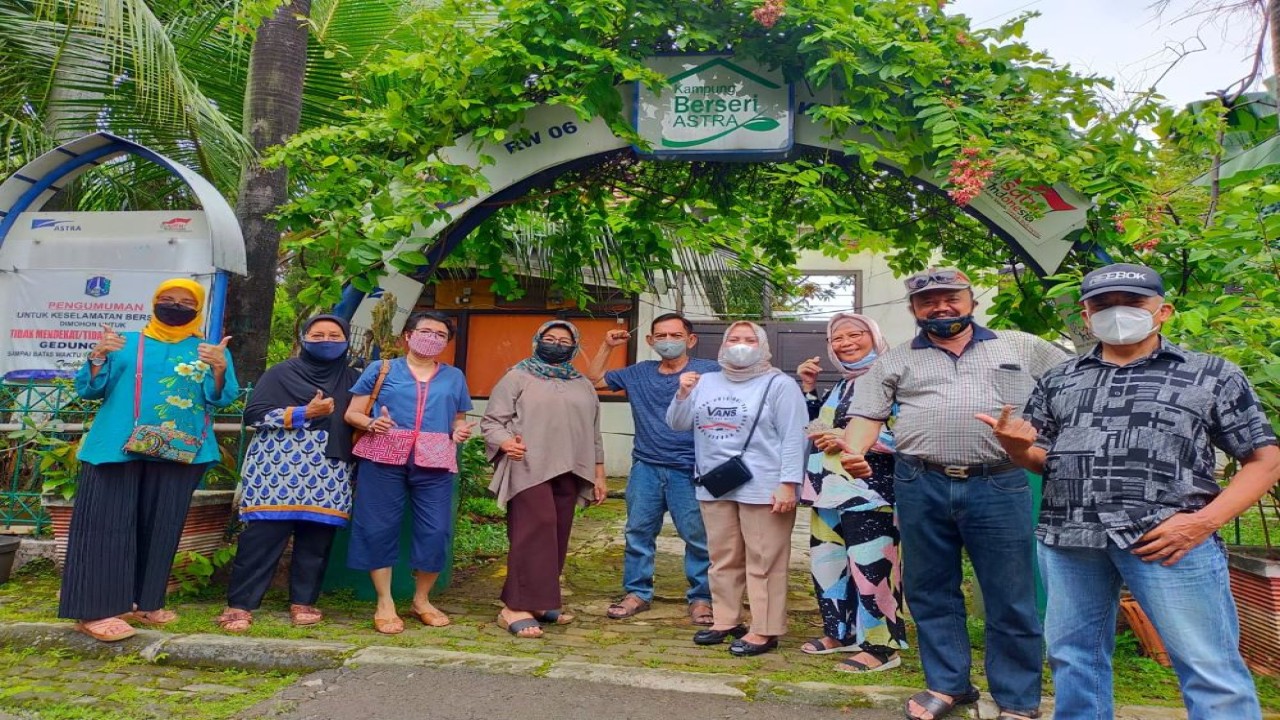 Kampung Astra Berseri yang diinisiasi PT Astra Internasional Tbk di Kebun Jeruk, Jakarta/Foto: Istimewa