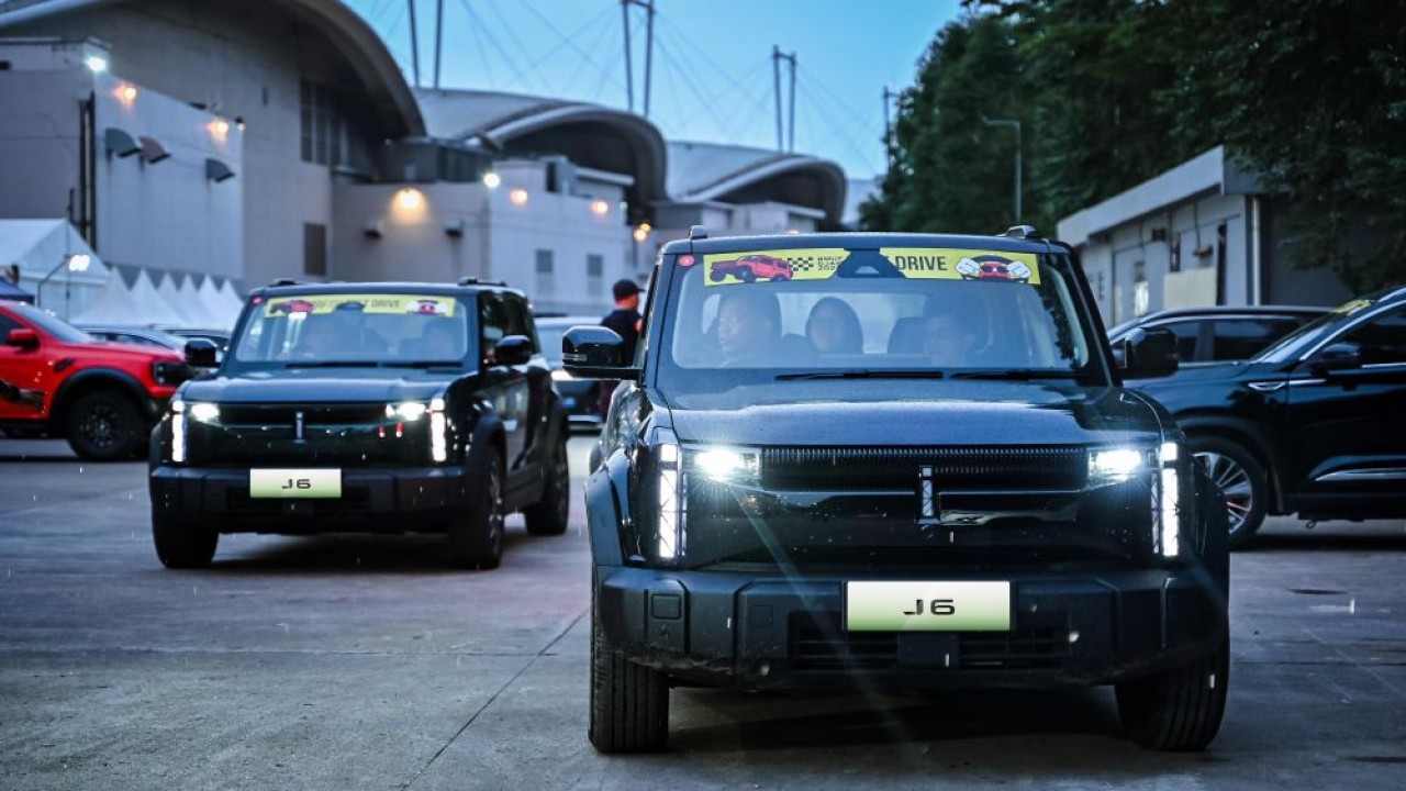 Chery J6 mencatatkan ratusan test drive selama 6 hari pameran otomotif MUF GJAW 2024. (Foto: Istimewa)