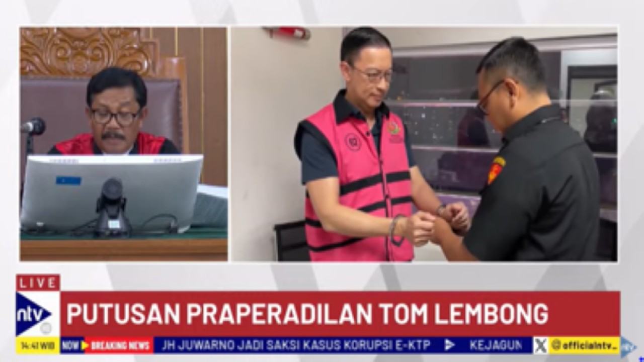 Sidang praperadilan Tom Lembong