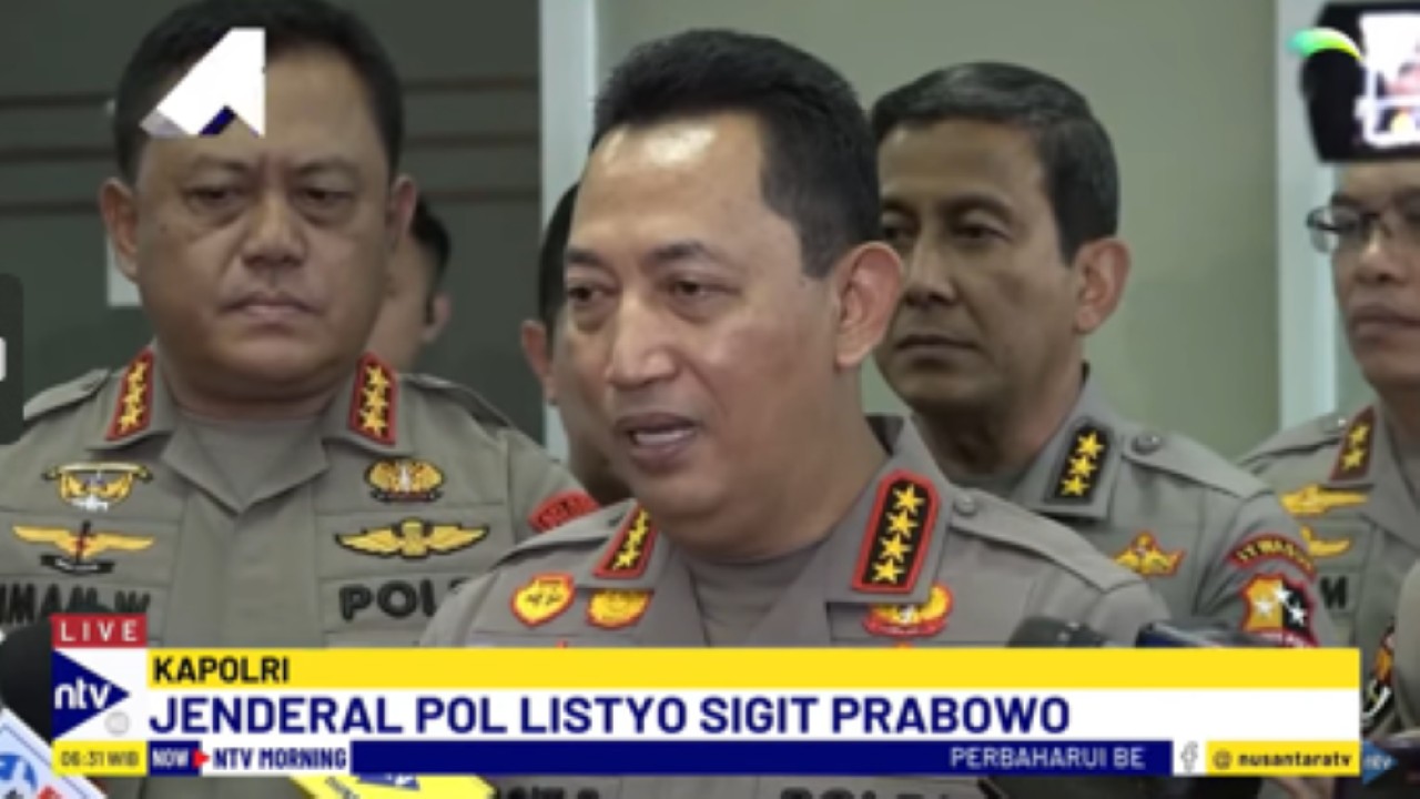 Kapolri Jenderal Pol Listyo Sigit Prabowo