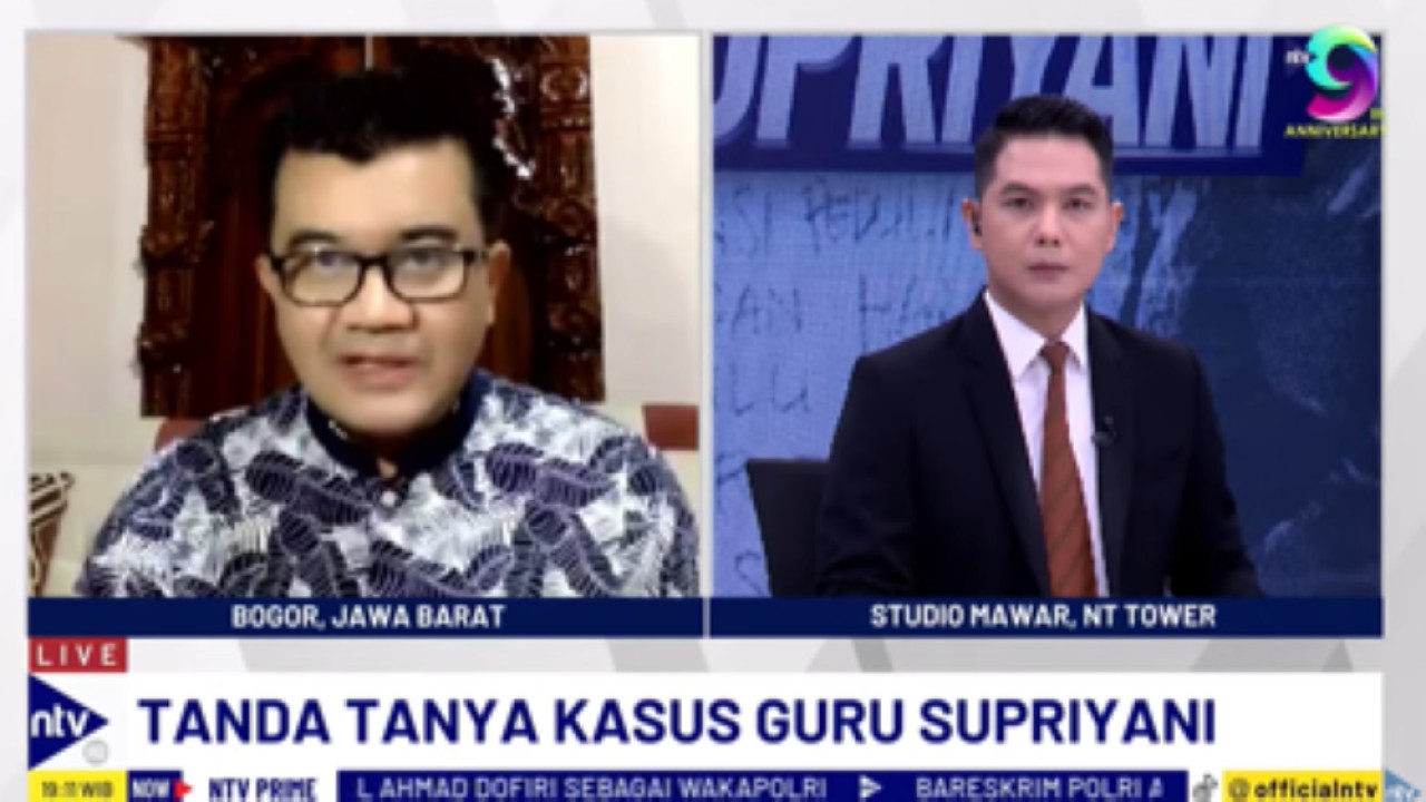 Pakar psikologi forensik dalam Dialog NTV Prime di NusantaraTV/tangkapan layar NTV