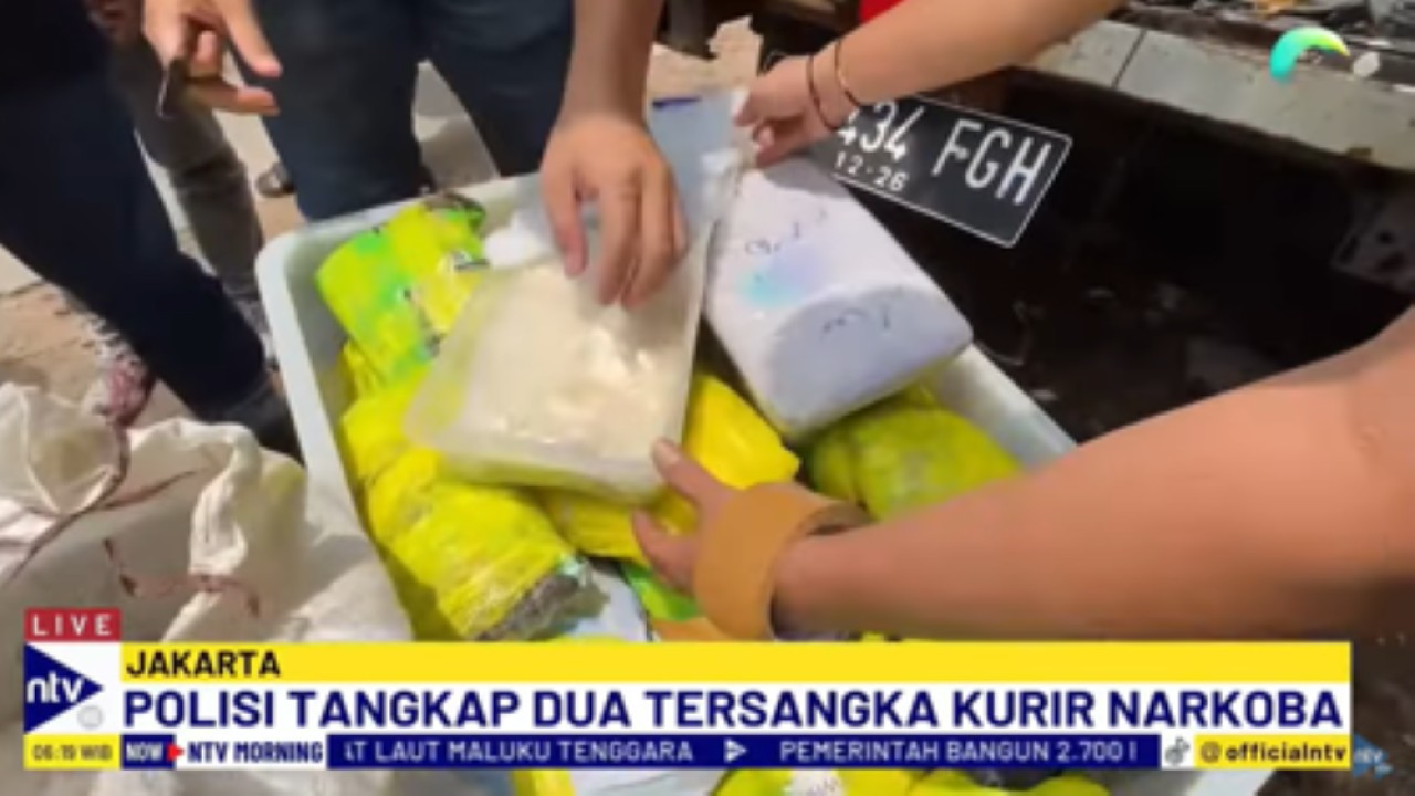 Polisi menyita 389 kg narkotika jenis sabu dalam penangkapan dua kurir jaringan Timur Tengah