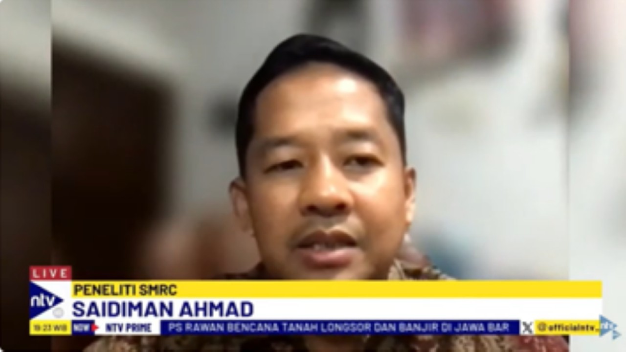 Peneliti SMRC, Saidiman Ahmad dalam Dialog NTV Prime di NusantaraTV