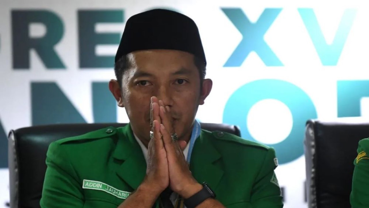 Ketua Umum Gerakan Pemuda Ansor H. Addin Jauharudin. (Foto: Antara)