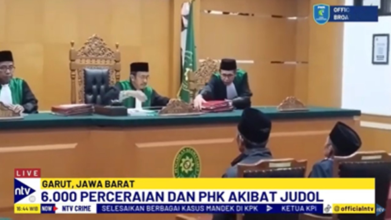 Angka kasus perceraian meningkat tajam di Garut akibat judi online dan pinjaman online