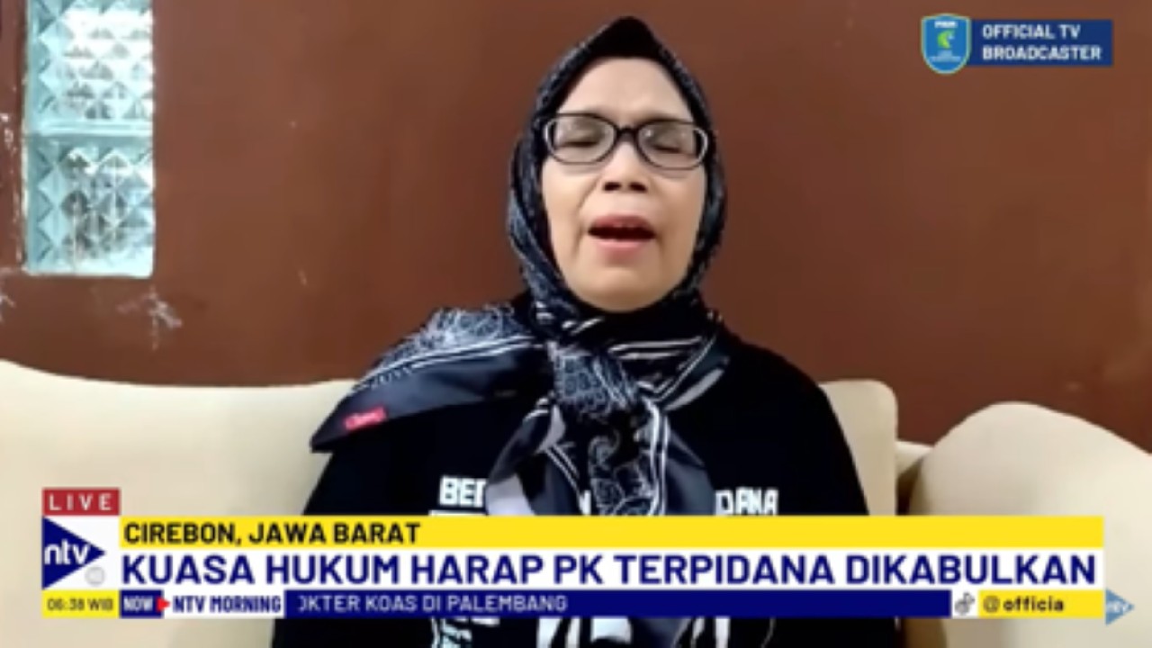 Kuasa hukum terpidana kasus Vina, Titin Prialianti/tangkapan layar NTV