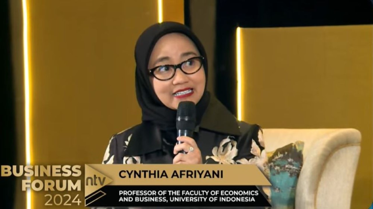 Prof. Dr. Cynthia Afriani, Guru Besar Fakultas Ekonomi dan Bisnis Universitas Indonesia.