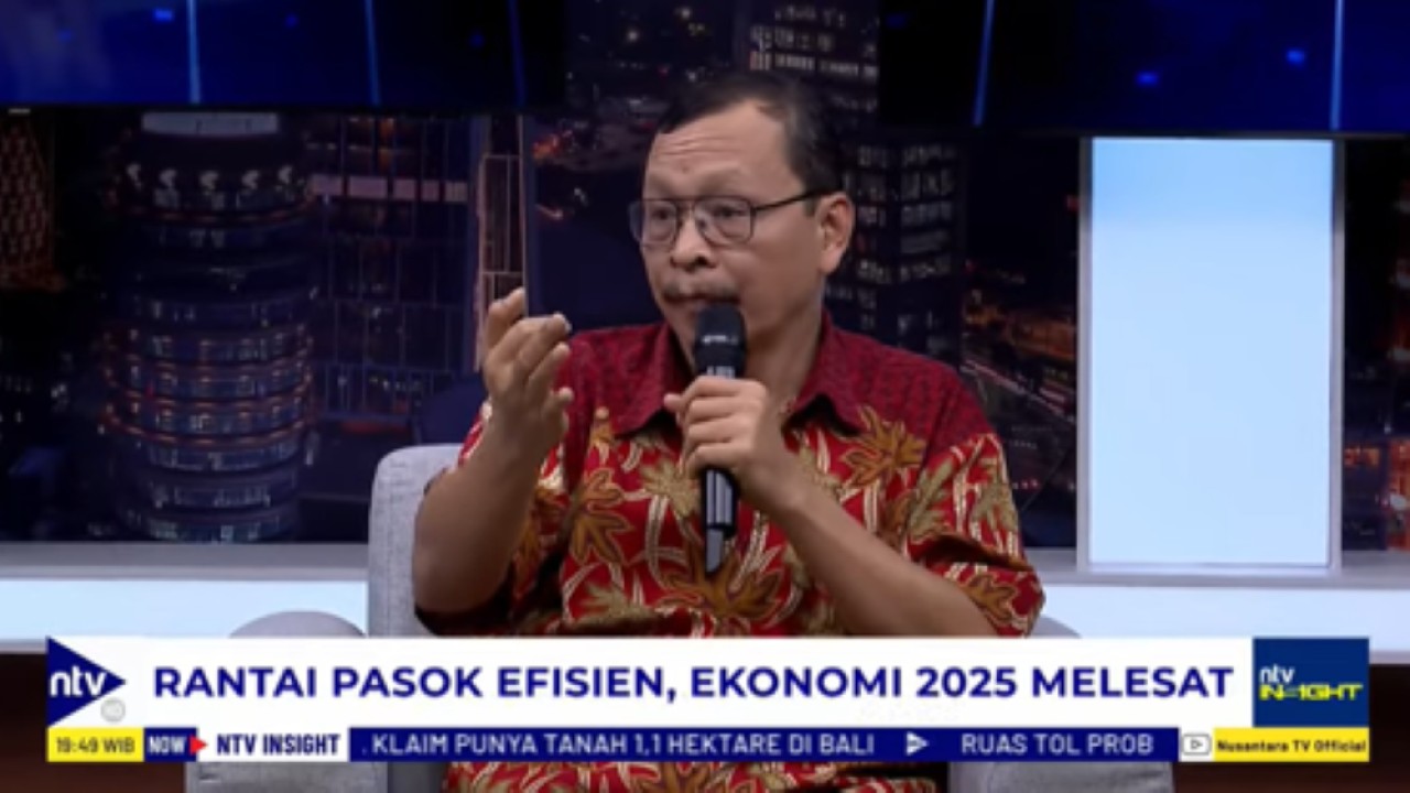 Pakar Industri Kelapa Sawit/Presdir PT Cahaya Wiguna Solusi Posma Sinurat dalam acara diskusi NTV Insight di Nusantara TV/tangkapan layar NTV